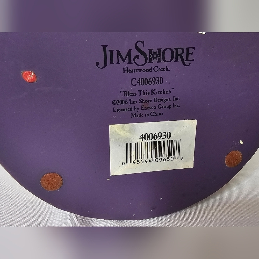 Jim Shore Bless This Kitchen Kitchen Fairy Angel Heartwood Creek With Box - Picture 11 of 14